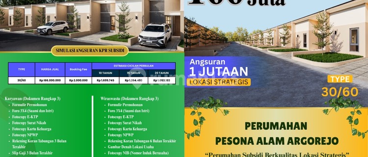 Rumah Subsidi Strategis Hanya 2 Kilometer Dari Kampus Mercubuana Sedayu 1