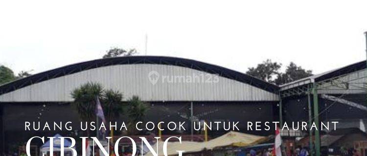 Ruang usaha cocok untuk showroom restaurant di cibinong 1