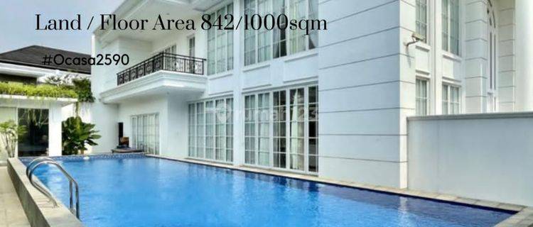 Brand New House Siap Huni Private Pool Full Marmer Mewah Fully Furnished Cempaka Putih Jakarta Pusat 1