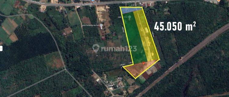 Dijual Tanah Pinggir Jalan Raya Lintas Palembang Prabumulih 1