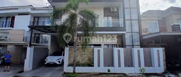 FOR SALE FULLY FURNISHED LUXURY HOUSE IN CENDANA CLUSTER OPI JAKABARING PALEMBANG 1