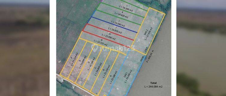 Dijual Lahan 24 Hektar Pinggir Sungai Dekat Pu Tanjung Api Api 1