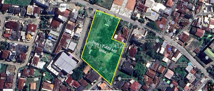 Dijual Tanah Pinggir Jalan Bambang Utoyo Palembang 1