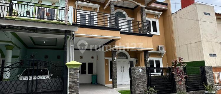 DIJUAL RUMAH FULL FURNISH KOMPLEK VILLA ARJUNA JALAN SWADAYA PALEMBANG 1