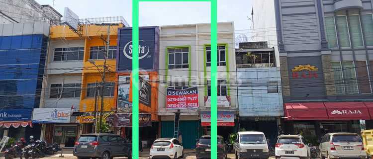 RENT SHOPHOUSE IN FRONT OF GRAMEDIA, KOLONEL ATMO STREET, PALEMBANG 1