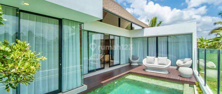 Dijual Villa cantik Di Ubud view Kolam renang sawah 1