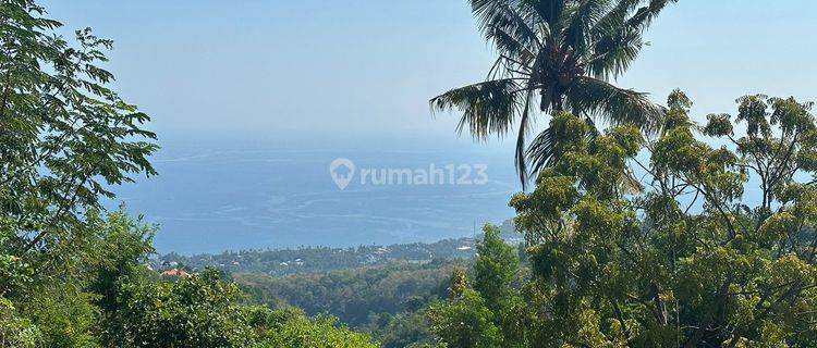 L04 Dijual Tanah Tepi Bukit SHM Pemandangan Laut Dan Jurang 1