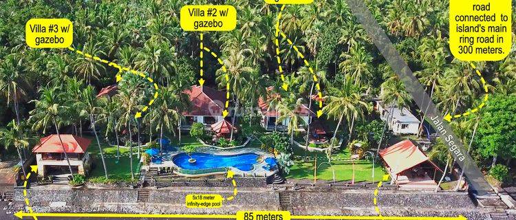 C11 Dijual Tiga Vila Mewah Furnished Tepi Pantai Dengan Spa, Tejakula Bali 1