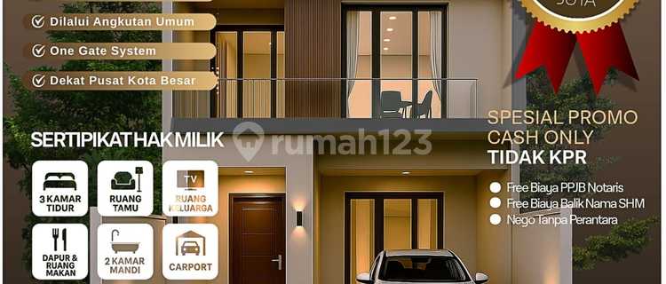 Town House Aesthetic Modern 2 Floors Citayam, Promo Price 280 Million 1