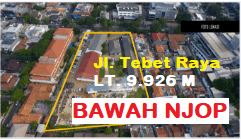 Tanah Zona C1 Bawah N J O P Jl. Tebet Raya, Tebet, Jakarta  1