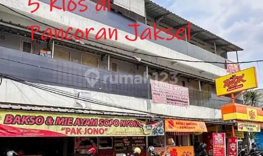 Boarding House 105 Rooms and 5 Shophouses with Excellent Turnover in Pancoran, South Jakarta 1