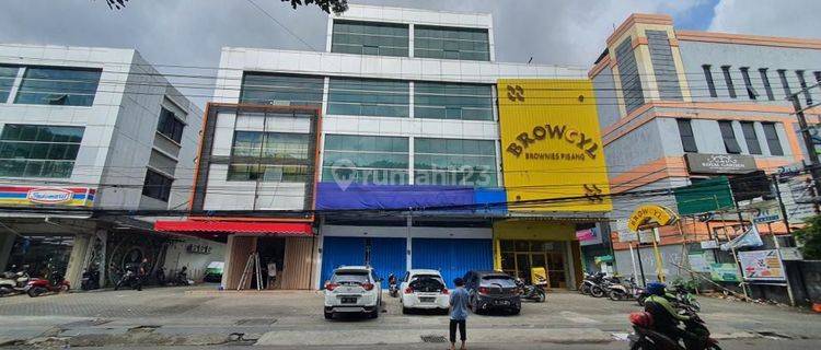 Disewakan Ruko 4 Lantai Lebar 10 Meter Jalan Hertasning Makassar Strategis 1