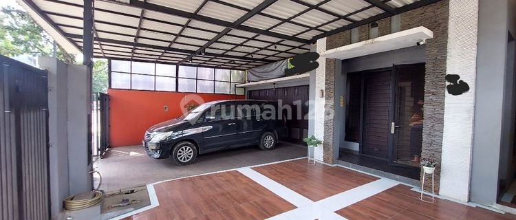 Cheapest Most Luxurious Largest Ruko Plus House Facing East North by Main Road BSD Suitable for Business Comfortable Hommy Close to Everything Kencana Loka Raya 250m SHM 1
