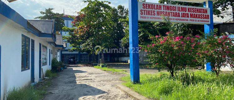 Dijual ex. Kampus Nusantara Jaya Makassar Sulawesi Selatan sebrang Toko Semeru alpine Jalan Perintis Kemerdekaan Km.13 No.23f 1