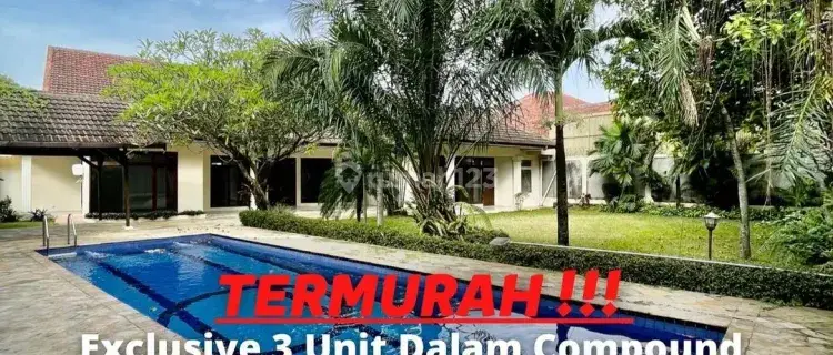 Rumah 3 unit harga murah di ampera jakarta selatan 1