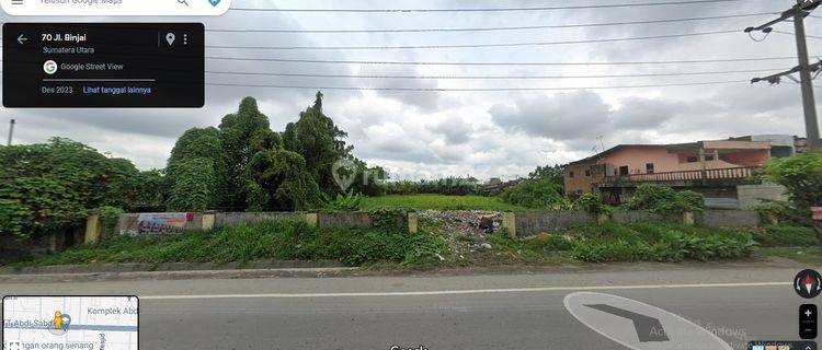 Dijual Tanah Luas 4000 M Ukuran 40 X 100 Jl. Medan Binjai Km 10,7 1