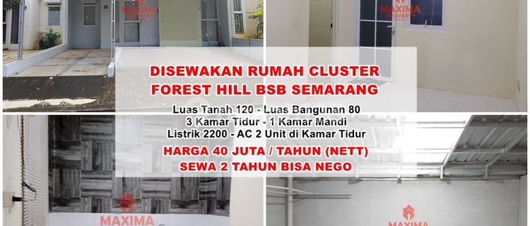 Disewakan Rumah di Bsb Forest Hill 1