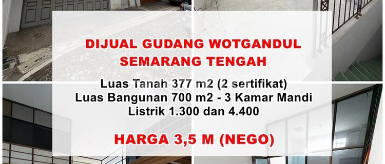 Jual Gudang di Wotgandul Semarang 1