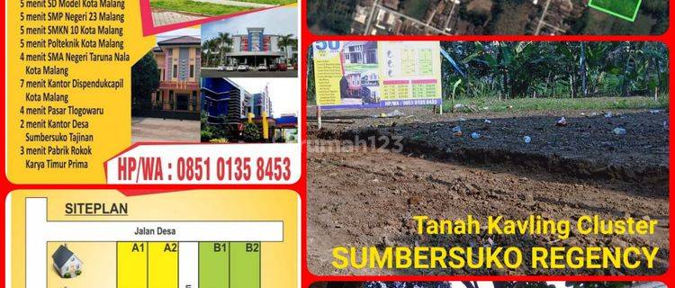 Tanah Kavling Sumbersuko Telogowaru Kota Malang 1