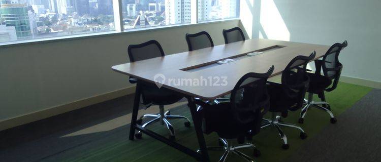 Space Office Fully Furnished Siap Pakai Bebas Ganjil Genap Free Overtime. Dekat kedutaan China  1