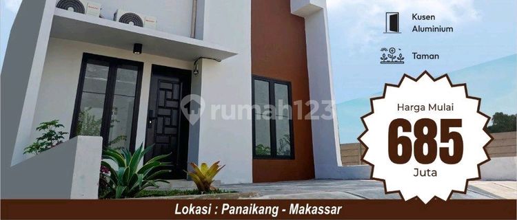 Rumah Modern Cluster Panaikang Town House Promo Free Biaya2 Free Kanopi Ac 1