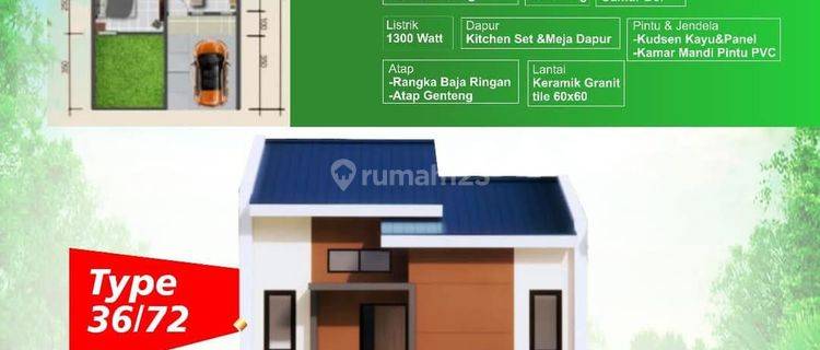 Cluster Pesona Adnin Rumah Komersil Harga Merakyat Free Kanopi Fasilitas Lengkap 1