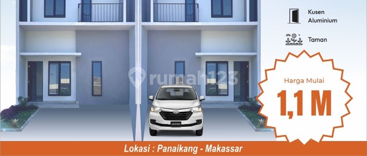 Modern Cluster House Panaikang Town House Makassar Promo Free Canopy Free Fees 1