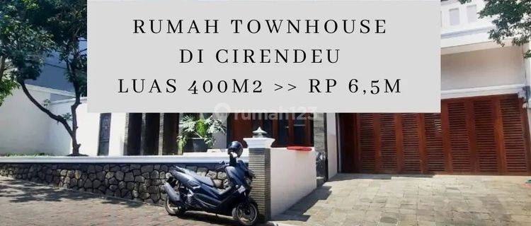 Townhouse siap huni di Cirendeu 1