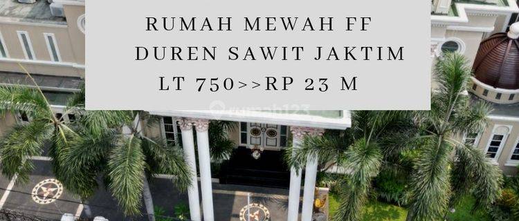 Rumah mewah full furnished di Duren sawit jakarta 1