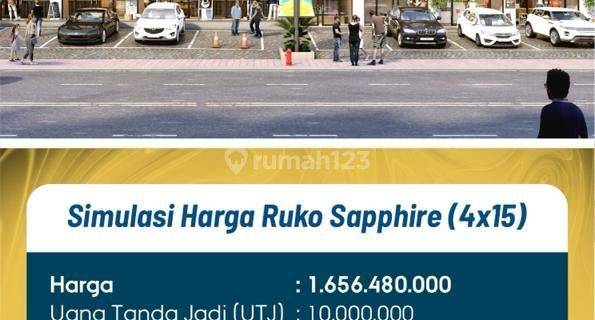 Ruko siap pakai usaha di poros villa mutiara  1