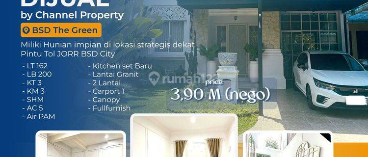 Dijual Cepat Rumah Cluster siap huni The Green Bsd city, an 1