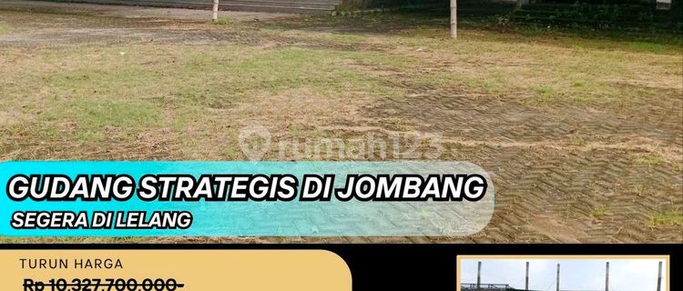 Dijual Gudang Strategis Jalan Bupati Ismail Jombang 1