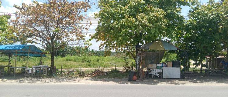 Dijual Tanah Tepi Jalan Aspal Dekat Garuda Sakti  1