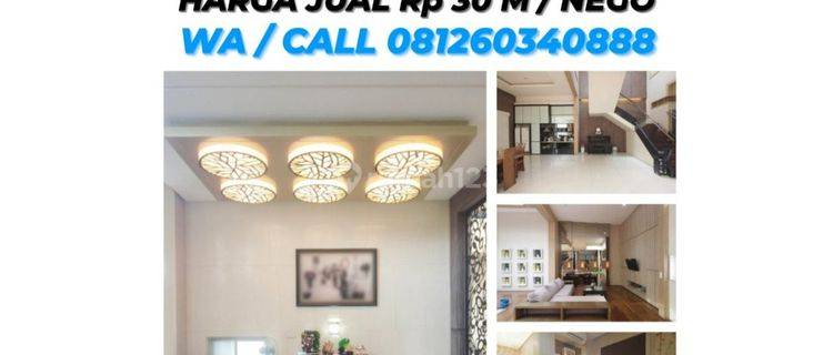 DI JUAL
1 UNIT VILLA SIAP HUNI DI KOMPLEK RIVER VIEW POLONIA 1