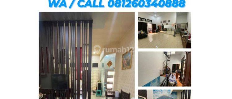 DI JUAL
1 UNIT VILLA SIAP HUNI DI KOMPLEK CEMARA ASRI 1