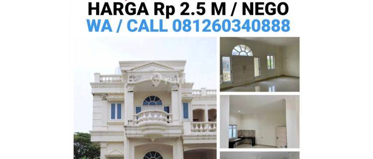 DI JUAL VILLA HOOK DI KOMPLEK CITRA GARDEN CLUSTER ROYAL GARDEN 1