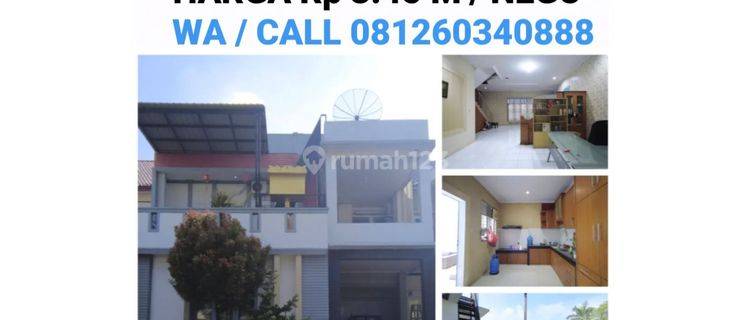 DI JUAL
1 UNIT VILLA SIAP HUNI DI KOMPLEK CEMARA HIJAU 1