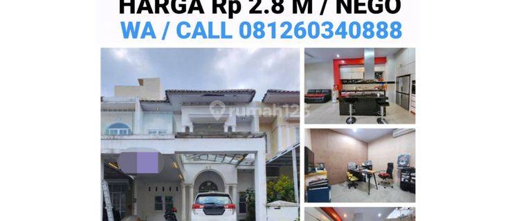 DI JUAL 1 UNIT VILLA SIAP HUNI DI KOMPLEK CITRA GARDEN TERRACE GARDEN 1