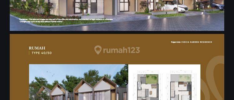 Dijual Rumah baru di Karawang Socia Garden Tahap 2 dp ringan di Karawang  1