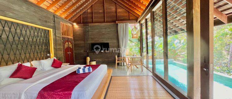 VILLA FULL FURNISHED VIEW JUNGLE LAYANAN RESORT BINTANG 4 DI UBUD 1