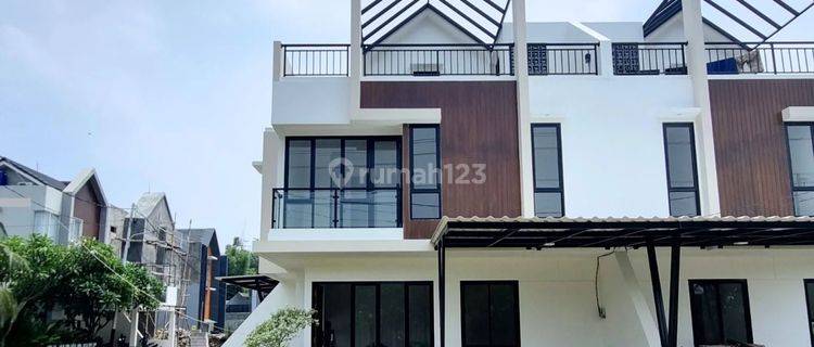 Rumah Bintaro Area 10 Menit Ke Mrt Lebak Bulus Jakarta Selatan Ada Rooftop Lantai 3 1