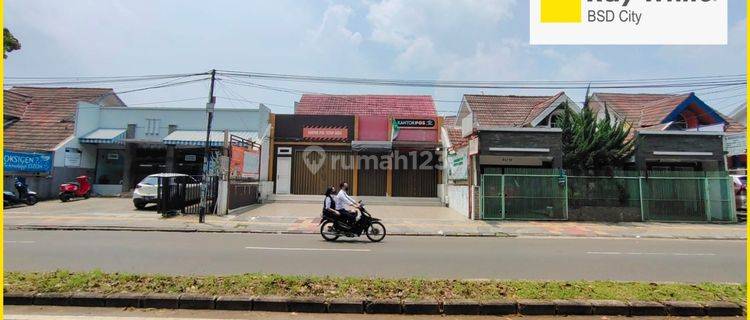 Rumah Untuk Usaha,hadap Jalan Raya di Kencana Loka Bsd 1