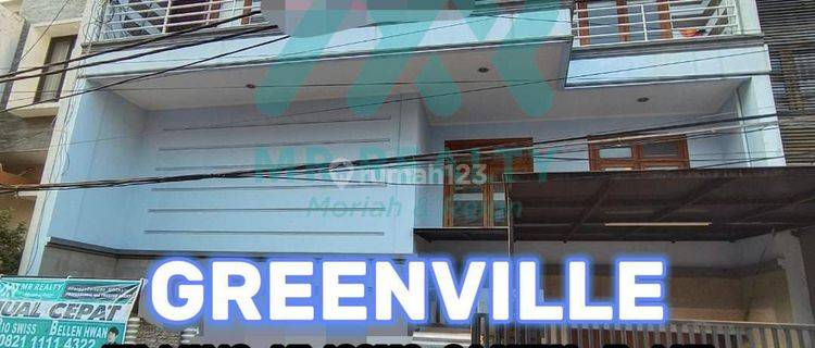 ** Rumah 3 Lantai Di Green Ville Rapi Siap Huni Row Jalan 2 Mobil** 1