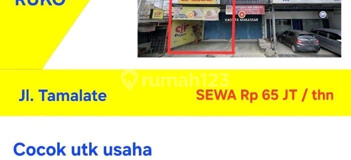 Shop House Jl. Tamalate Makassar Near Hertasning 1