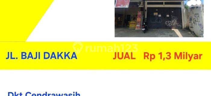 Shophouse for Sale at Baji Dakka / Cendrawasih Street, Makassar 1