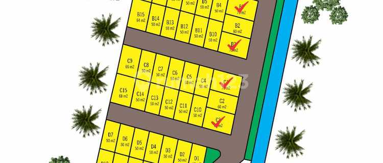 Tanah Siap Bangun Dekat Graha Padma Hanoman  1