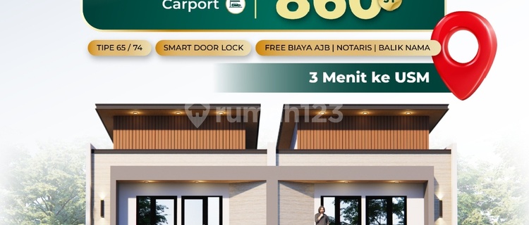 Rumah Cluster Mewah Selangkah Medoho Raya Gayamsari 1