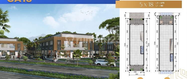 FOR SALE Latest 2-Story Shophouse in Citraland Celebes Hertasning 1