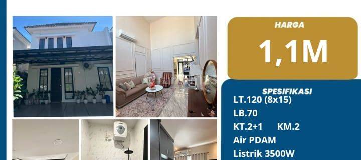 DIJUAL Rumah Semi Furnish di The Clove Tanjung Bunga 1
