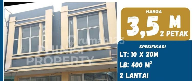For Sale: 2 Plots of Shophouses in Citraland Celebes Hertasning 1